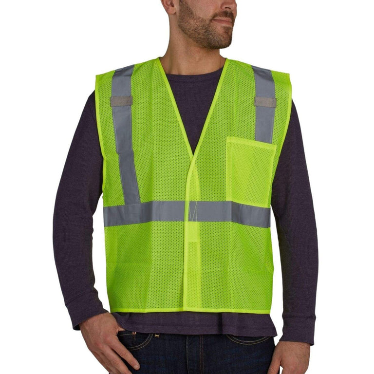 Utility Pro Type Class 2 High Visibility Mesh Safety Vest - UPA472 (Size Medium)