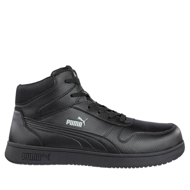 Puma Safety Women's Frontcourt Mid EH Composite Toe Shoes, 630085, Black