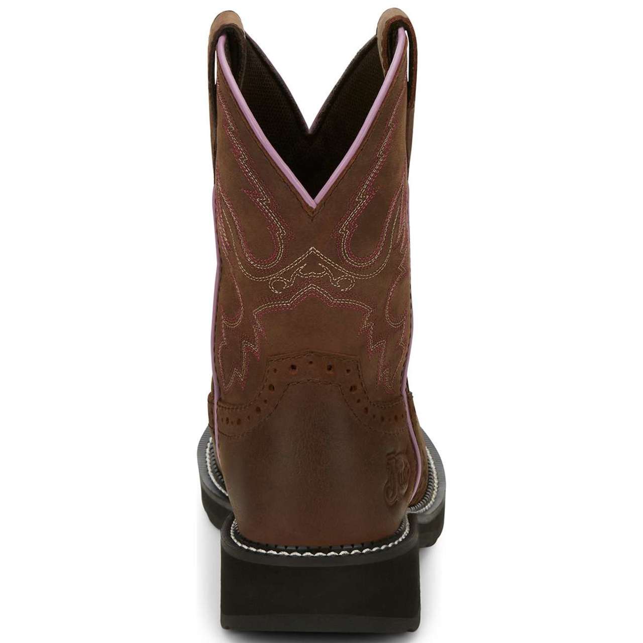 Justin Women's Wanette 8" Waterproof EH Steel Toe Boots, GY9980, Brown