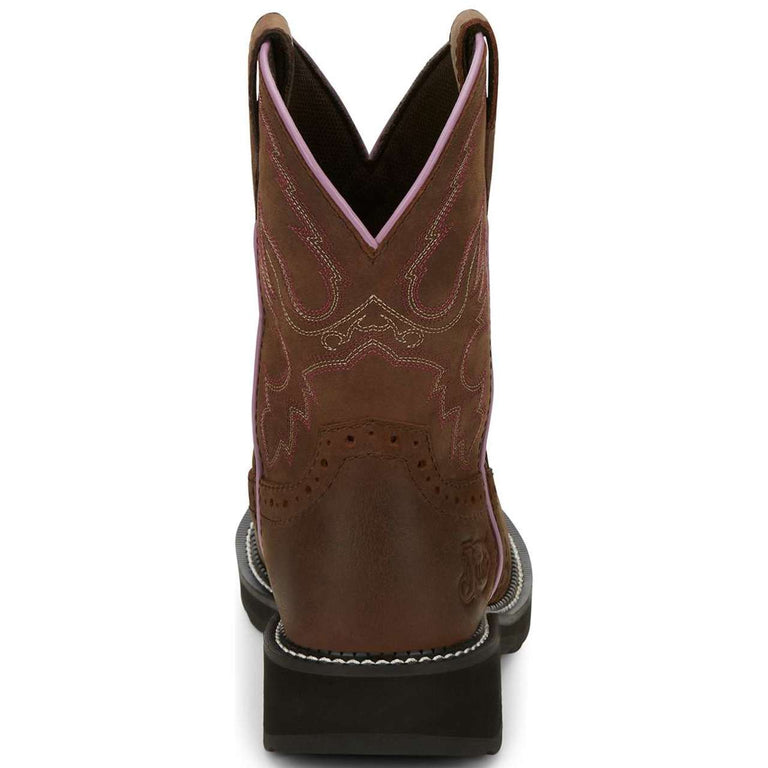 Justin Women's Wanette 8" Waterproof EH Steel Toe Boots, GY9980, Brown