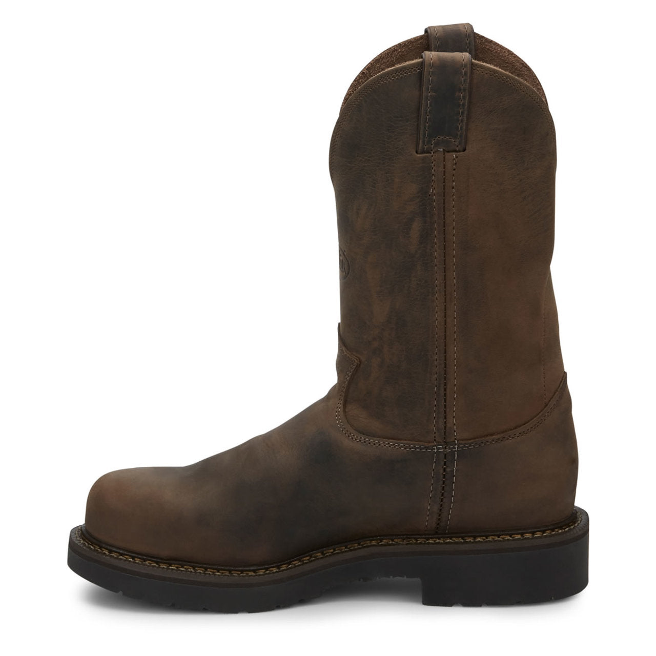 Justin Men's Balusters 11" EH Steel Toe Boots, 4445, Brown