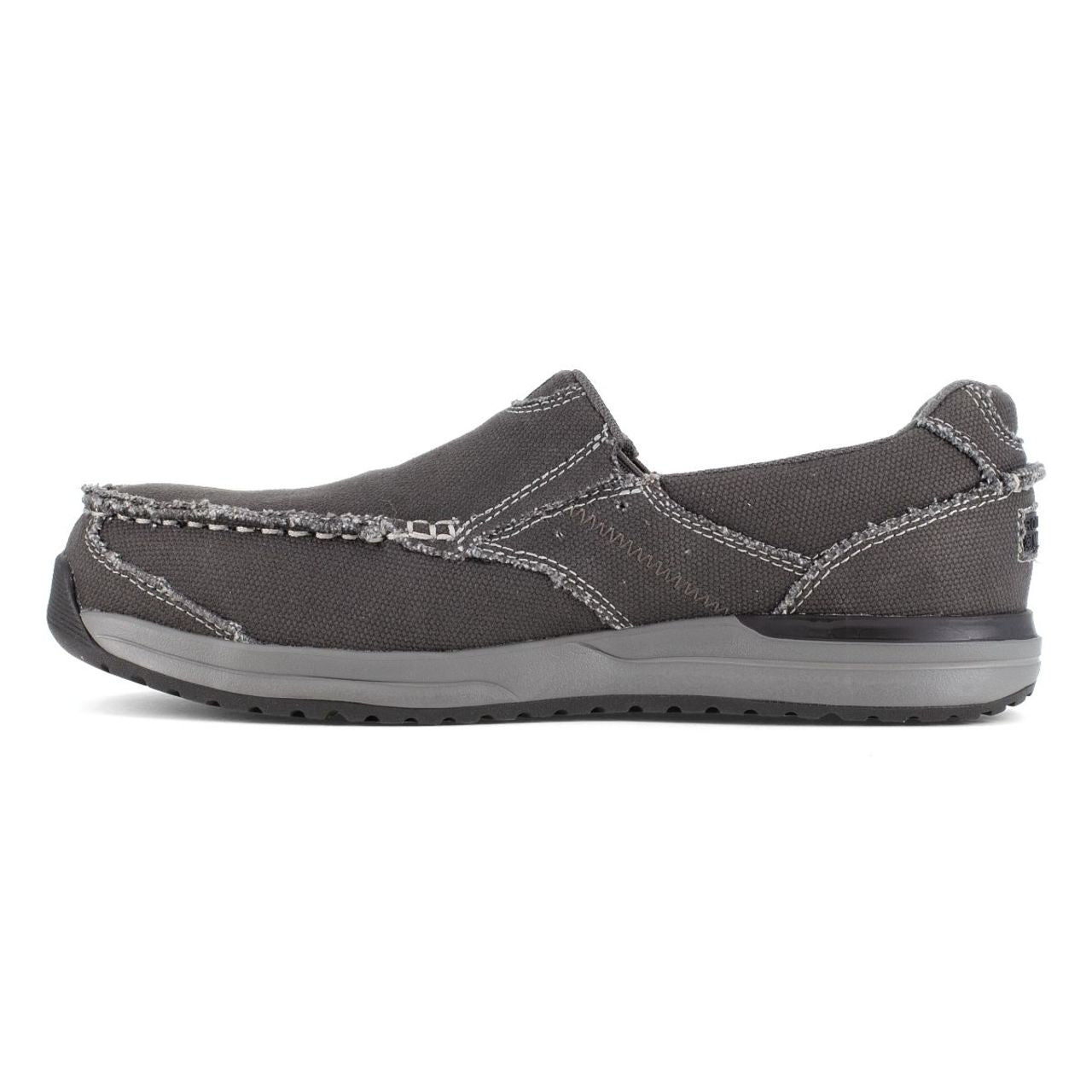 Rockport Works Langdon Slip-On EH Composite Toe Casual Shoes, Charcoal - RK2150