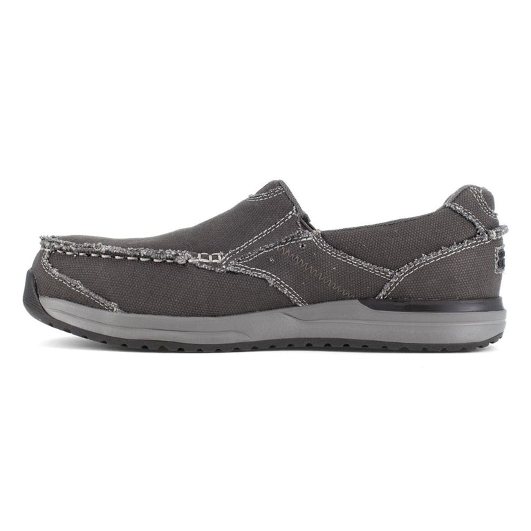 Rockport Works Langdon Slip-On EH Composite Toe Casual Shoes, Charcoal - RK2150