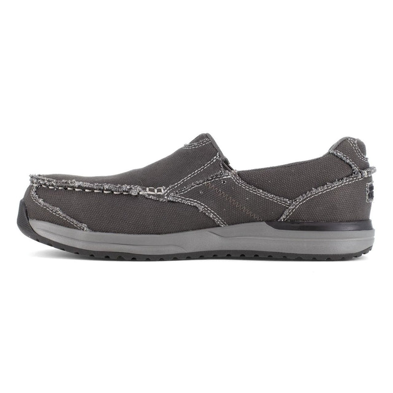 Rockport Works Langdon Slip-On EH Composite Toe Casual Shoes, Charcoal - RK2150