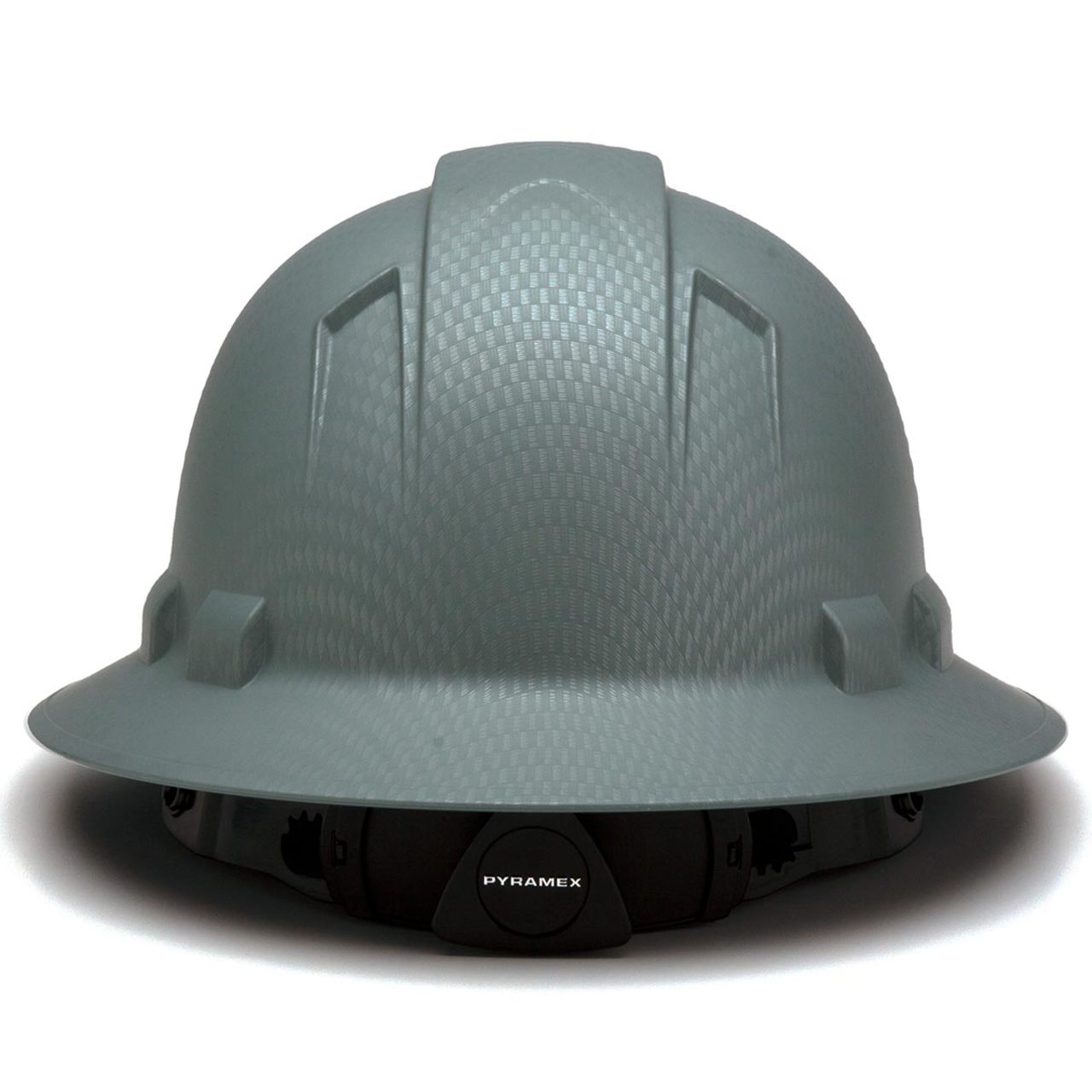 Custom Pyramex Ridgeline HD Full Brim Hard Hat, 4-Point Ratchet Suspension