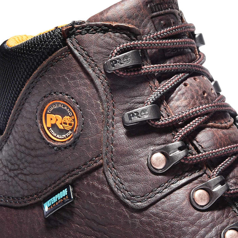Timberland PRO Men's Titan Trekker 6" Waterproof EH Alloy Toe Work Boots, TB1855202141