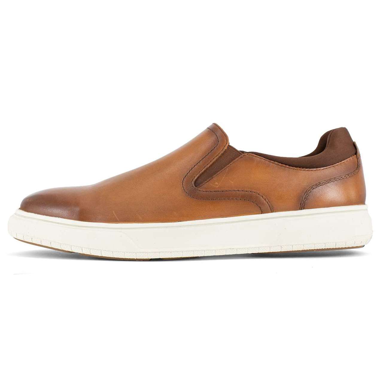 Florsheim Men's Premier Casual Slip-On SD Steel Toe Shoes, FS2335