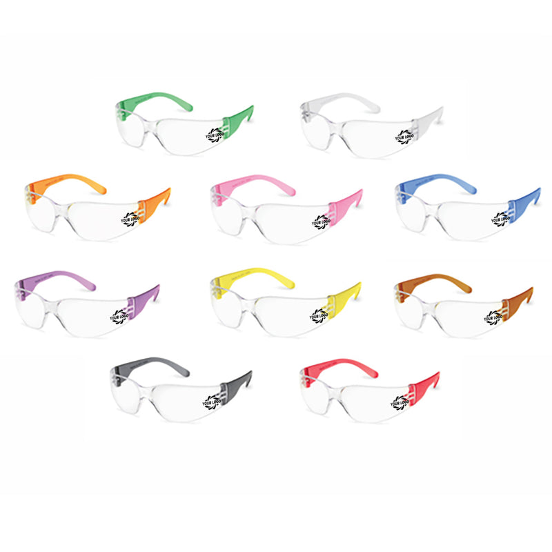 Custom Gateway StarLite Gumballs, Clear Lens, Multi-Color Frames, 10 Pack