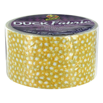 Duck Tape Yellow Speckled Dot Fabric Crafting Tape - 281613