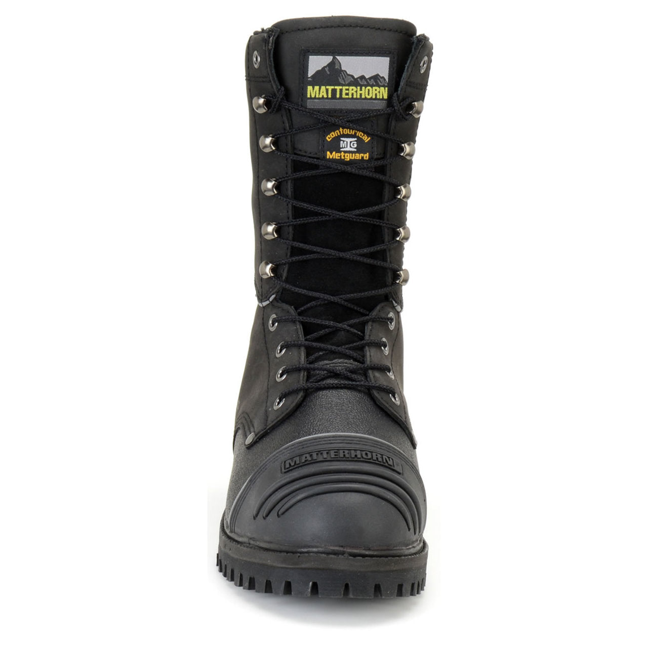 Matterhorn Men's Mulrooney 10" Waterproof EH Met-Guard Steel Toe Boots, MT903, Black