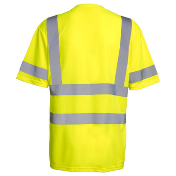 Rugged Blue Type R Class 3 Hi-Vis Wicking Mesh Short Sleeve T-Shirt