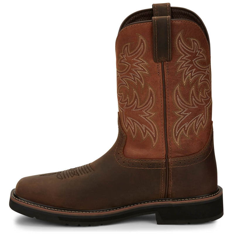 Justin Men's Switch 11" EH Composite Toe Boots, SE4812, Brown