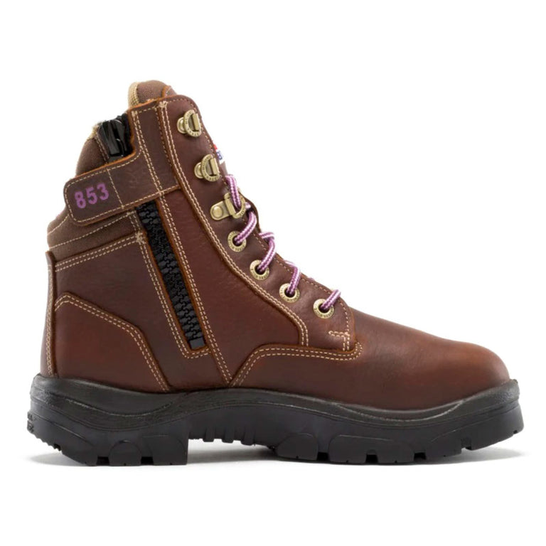 Steel Blue Ladies Southern Cross 6" EH Met-Guard Steel Toe Boots, 892853, Oak