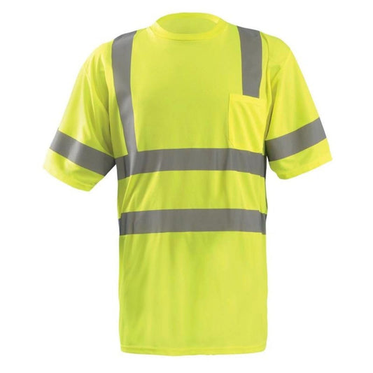 Custom OccuNomix Type R Class 3 High-Vis Short Sleeve T-Shirt - LUX-SSETP3B