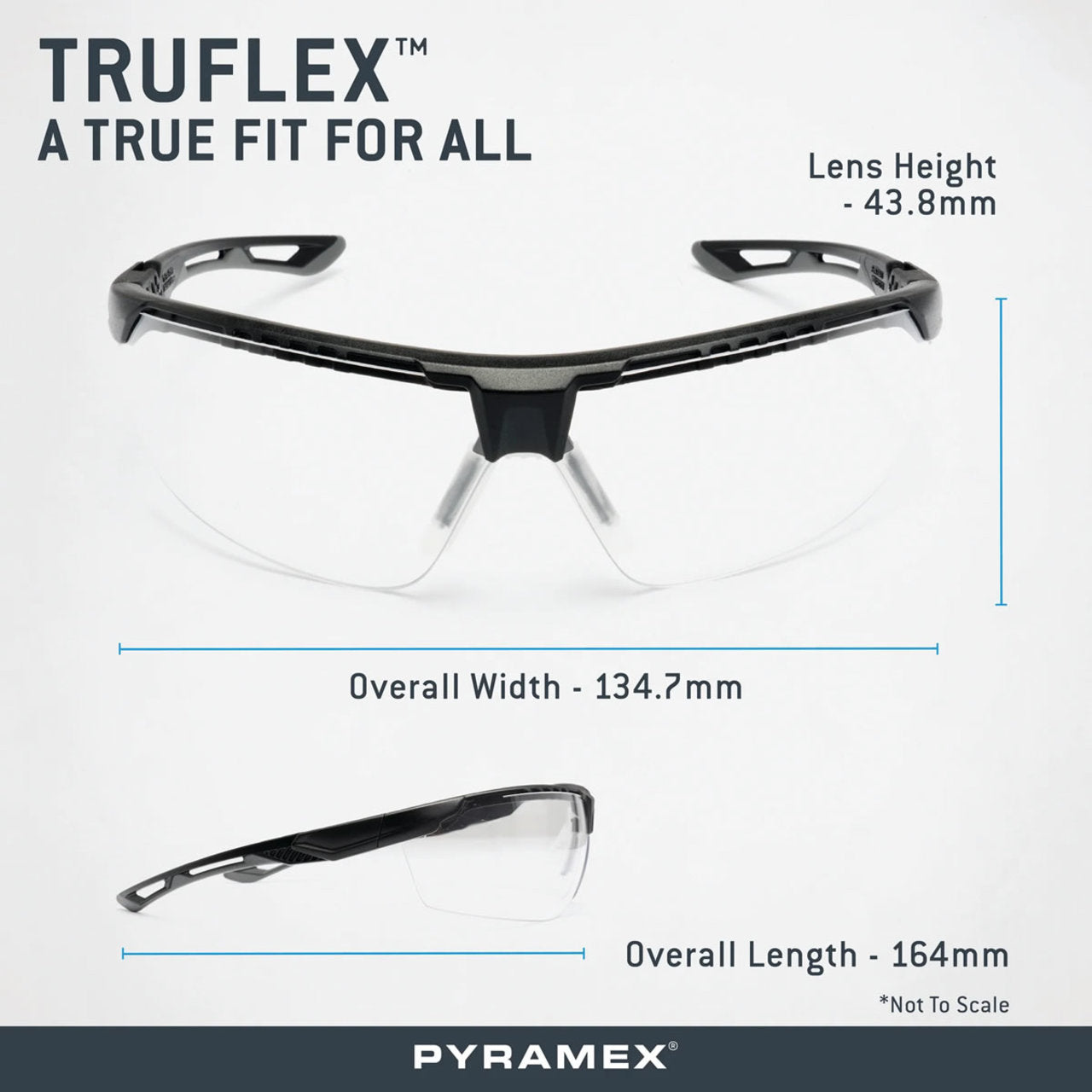 Pyramex TruFlex Safety Glasses