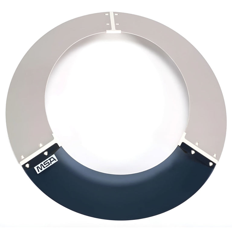 MSA Sun Shield for V-Gard Full Brim Hard Hats, 697410, Gray/Blue