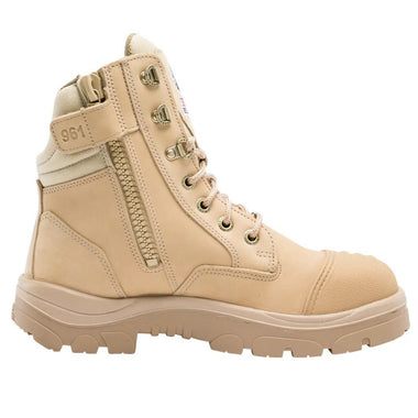 Steel Blue Men's Southern Cross Zip Scuff 8" EH Steel Toe Boots, 812961, Sand