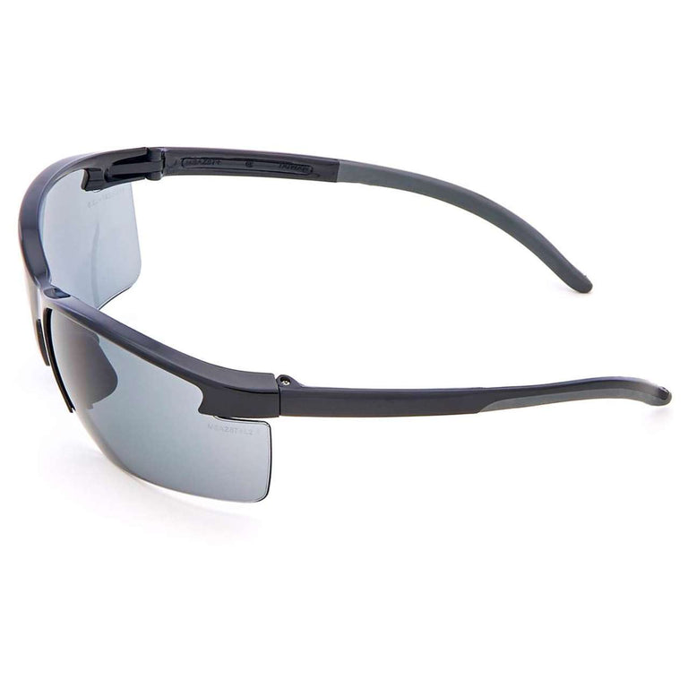 MSA Pyrenees Safety Glasses, Gray Anti-Fog Lens, Black Frame - 10033719