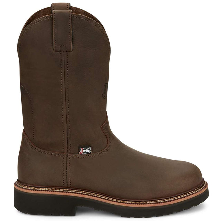Justin Men's Blueprint 11" EH Soft Toe Boots, 4440, Tan
