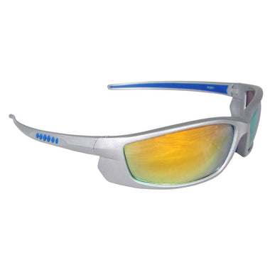 Radians Voltage Safety Glasses - Silver Frame - Electric Orange Lens