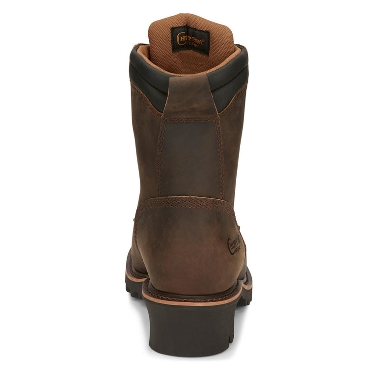 Chippewa Men's Valdor 8" Logger EH Waterproof Insulated Composite Toe Boots, 73238, Brown