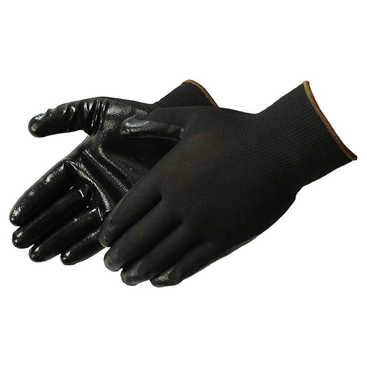 Rugged Blue GL400 Nitrile Coated Gloves, 12 Pairs