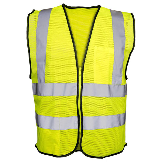 Rugged Blue Type R Class 2 Hi-Vis Double Stripe Mesh Safety Vest