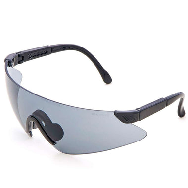 MSA Luxor Safety Glasses, Gray Lens, Black Frame - 697517