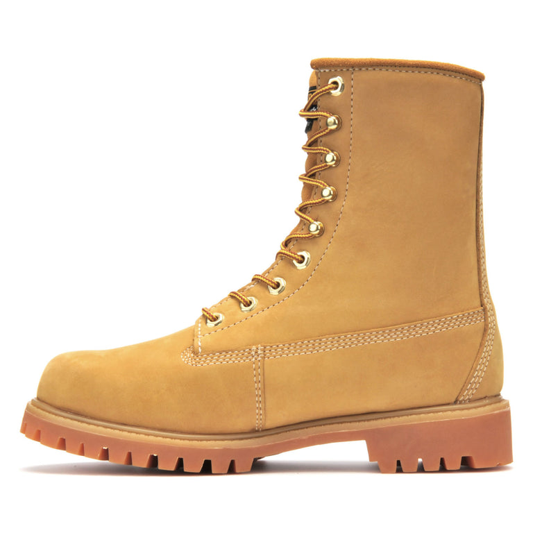 Carolina Men's Journeyman Hi 8" Waterproof Insulated EH Steel Toe Boots, CA7545, Wheat