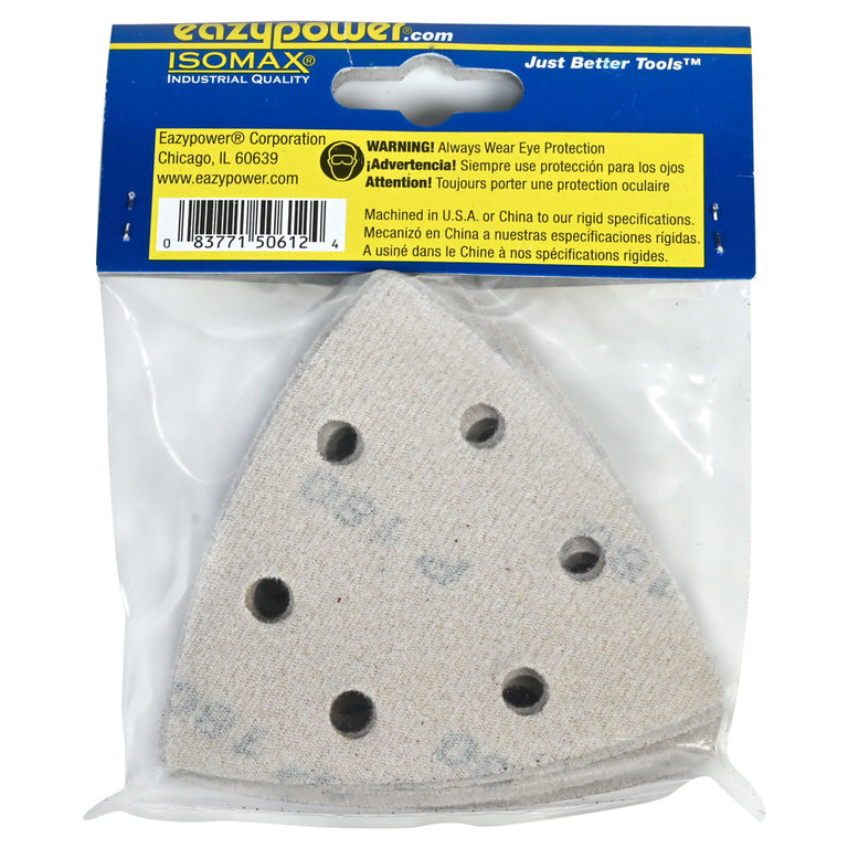 Eazypower Emery Cloth 180 Grit 3–5/8” (93mm) - 12 Pack - 50612