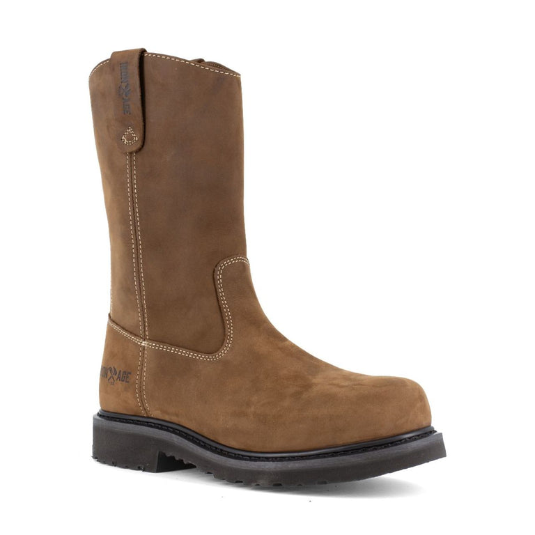 Iron Age Men's Solidifier 11" Pull-On ESD Composite Toe Work Boots, Brown - IA5095