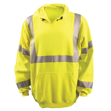 OccuNomix Type R Class 3 Hi-Vis Flame Resistant Pullover Hoodie, FR-SM2213