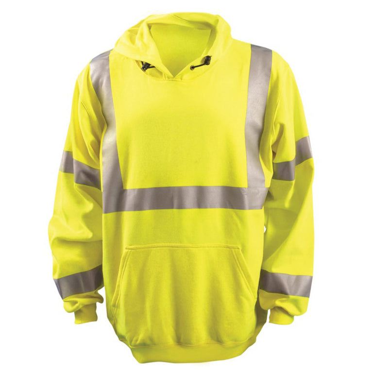 OccuNomix Type R Class 3 Hi-Vis Flame Resistant Pullover Hoodie, FR-SM2213