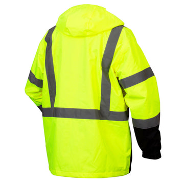 Pyramex RP31 Type R Class 3 Hi-Vis Waterproof Fleece Lined Parka