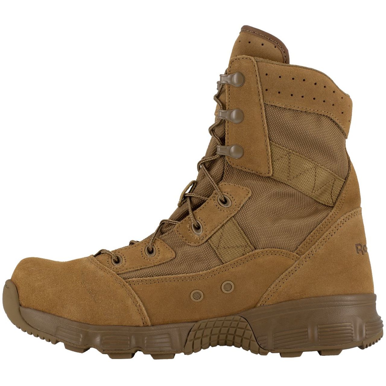Reebok Women's Hyper Velocity 8" Ultralight Tactical EH Soft Toe Boots, RB821, Coyote