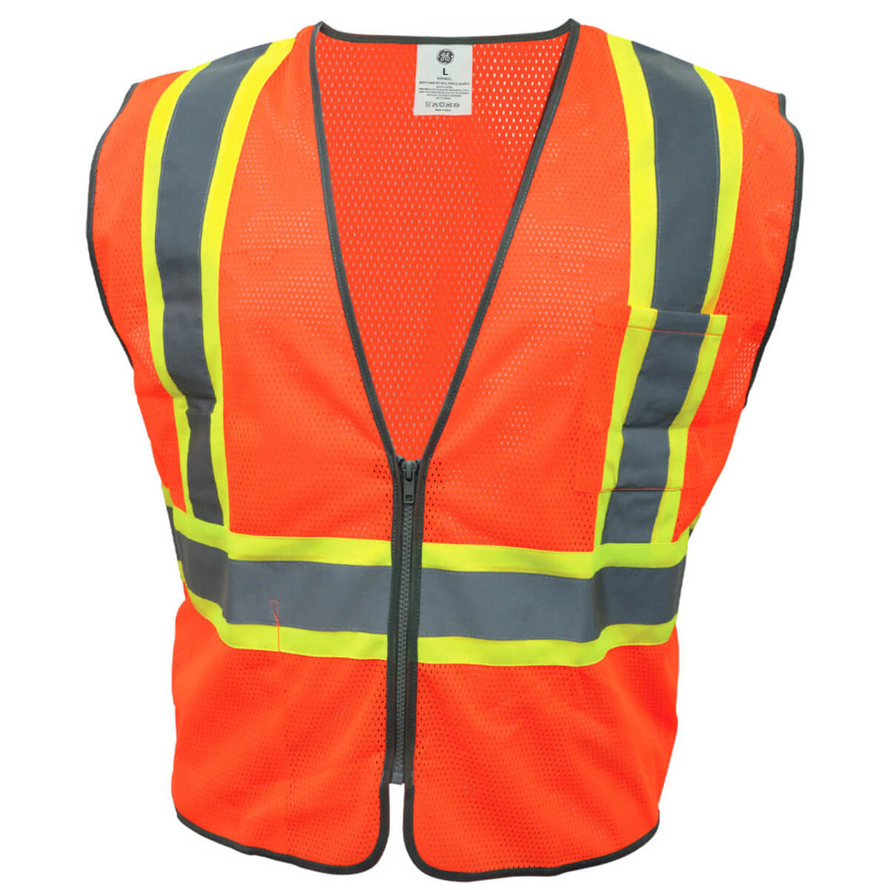 General Electric Type R Class 2 Hi-Vis Safety Vest with Contrasting Trim, GV078