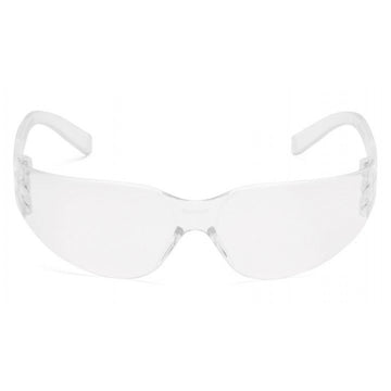Rugged Blue Diablo Safety Glasses, Clear Lens, 12 Pack