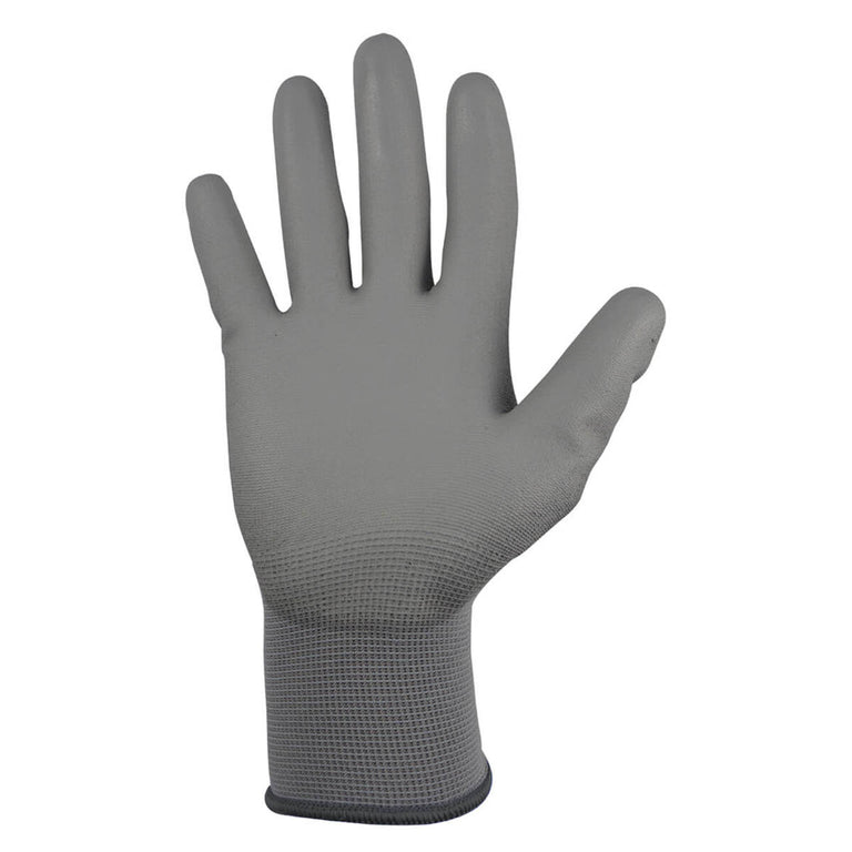 General Electric GG205 Polyurethane Dipped Gloves, Gray