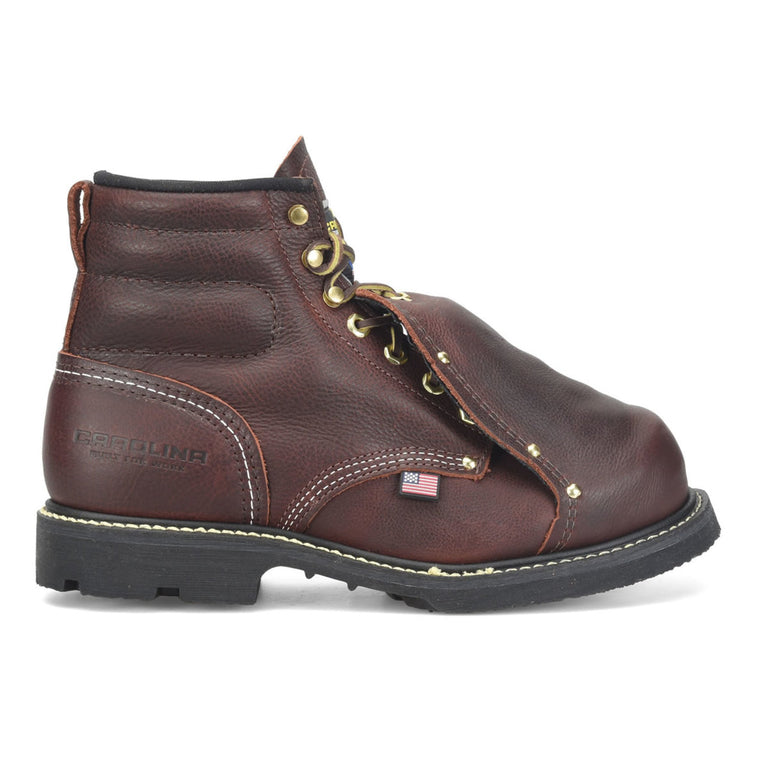 Carolina Men's INT LO 6" EH Met-Guard Steel Toe Boots, 508, Briar