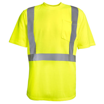 Rugged Blue Type R Class 2 Hi-Vis Wicking Short Sleeve T-Shirt