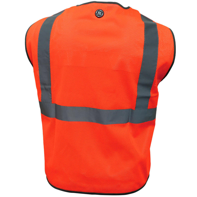 General Electric Type R Class 2 Hi-Vis Mesh Safety Vest, GV076