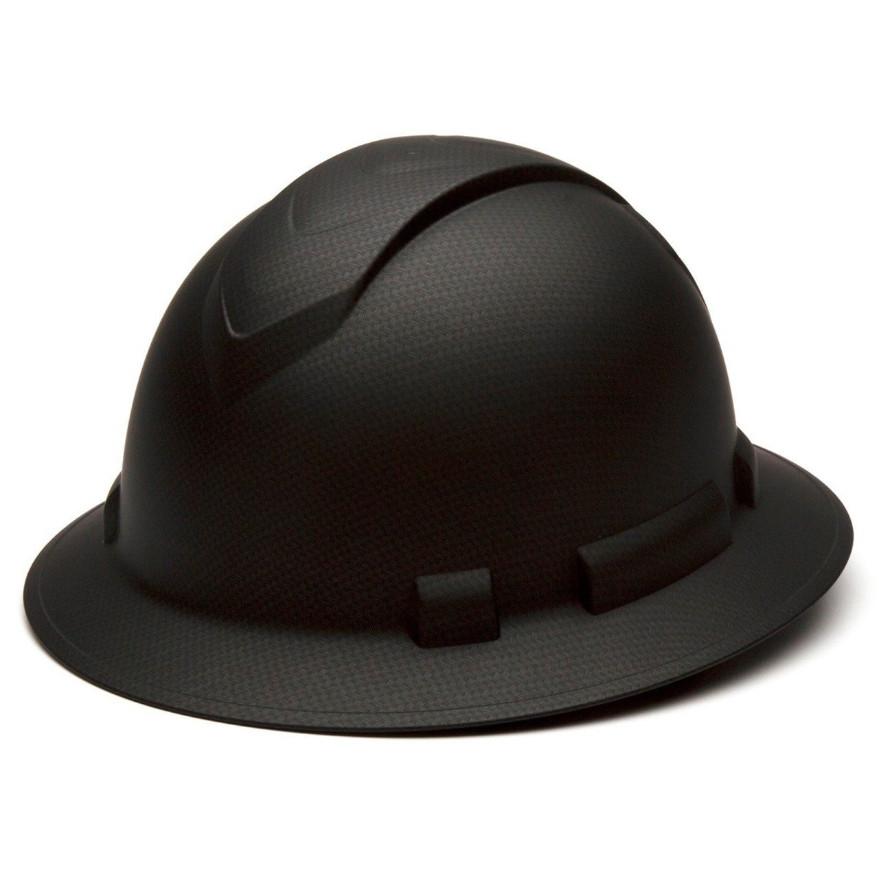 Custom Pyramex Ridgeline Vented Full Brim Hard Hat, 4-Point Ratchet Suspension