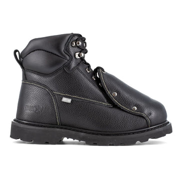 Iron Age Men's Groundbreaker 6" EH Met-Guard Steel Toe Work Boots, Black - IA5016