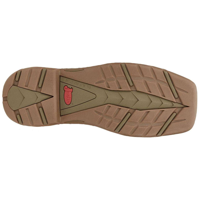 Justin Men's Rush Strike 17" EH Snake Boots, SE4380, Brown