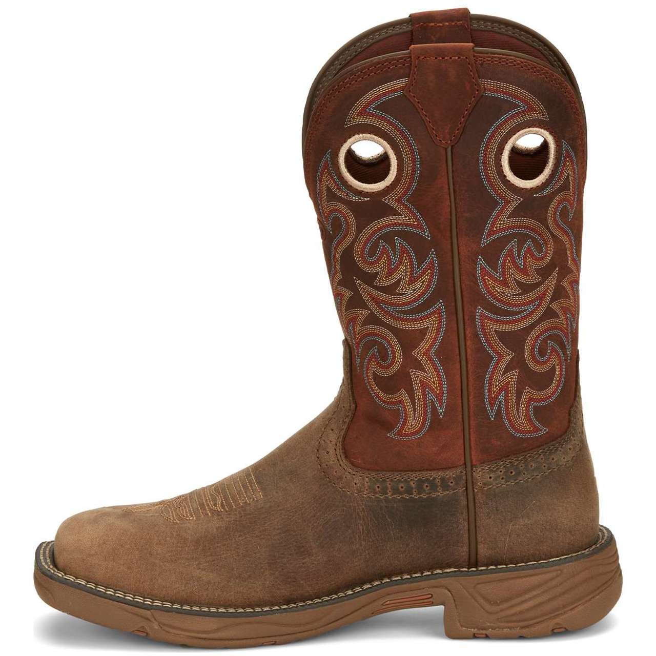 Justin Men's Rush 11" Waterproof EH Composite Toe Boots, SE4341, Brown