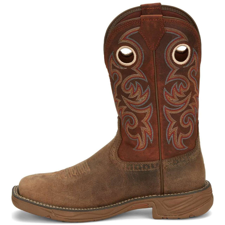 Justin Men's Rush 11" Waterproof EH Composite Toe Boots, SE4341, Brown