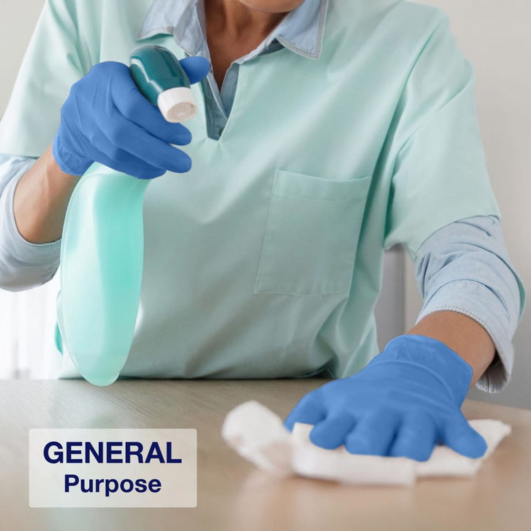 DASH Alasta 200 Nitrile Exam Grade Disposable Gloves, Violet Blue, 3.1 mil, Box of 200