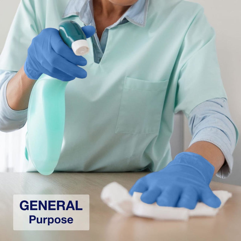 DASH Alasta 200 Nitrile Exam Grade Disposable Gloves, Violet Blue, 3.1 mil, Box of 200