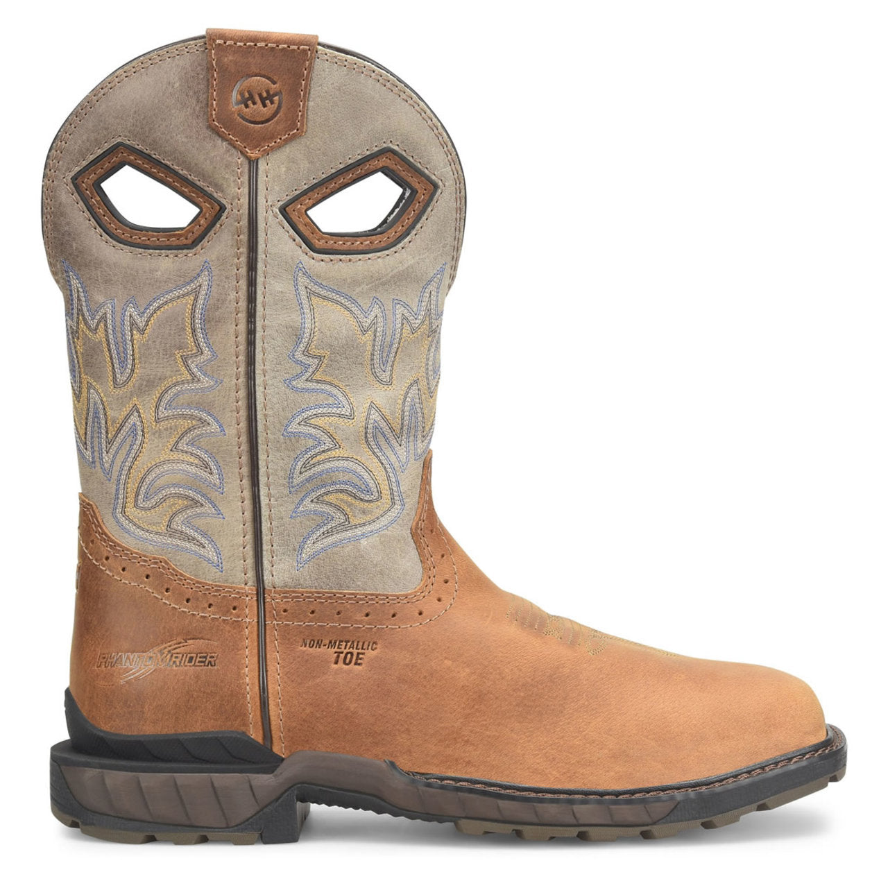 Phantom Rider Men's Oatman 11" Roper EH Composite Toe Boots, DH5430, Brown