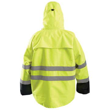 Occunomix Type R Class 3 Hi-Vis 2-in-1 Black Bottom Fleece BARKA Jacket